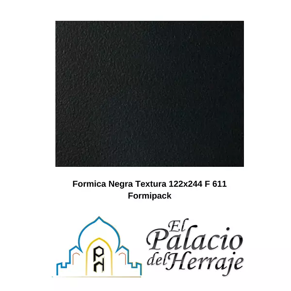 Formica Negra Textura 122x244 F 611 Formipack