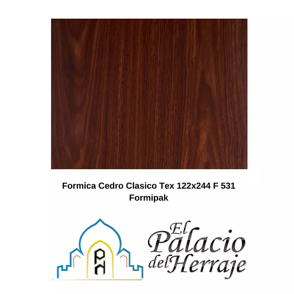 Formica Cedro Clasico Tex 122x244 F 531 Formipak