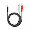 Cable Plug 3,5 A 2 Rca Sonido 1,5 Metros