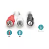 Cable Plug 3,5 A 2 Rca Sonido 1,5 Metros