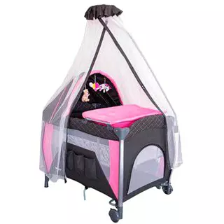 Cuna Corral Mercury Maxibaby Rosado