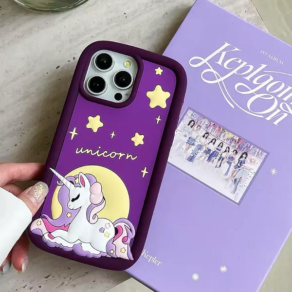 Case Diseño Unicornio Antishock Para Iphone 15 Plus