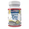 Chelated Zinc 40 Mg 100 Tabletas Healthy America