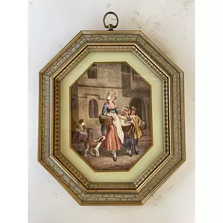 Cuadro Con Moldura Octogonal Turner Desing U.S.A. 1970