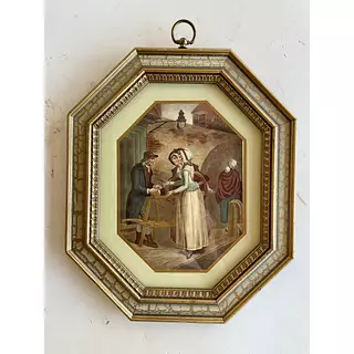 Cuadro Con Moldura Octogonal Turner Desing U.S.A. 1970