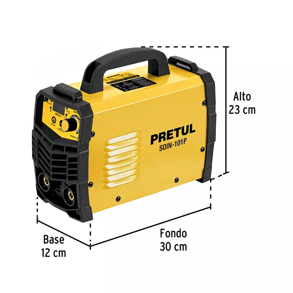 Soldadora Inversora, 100a, 127v, Pretul