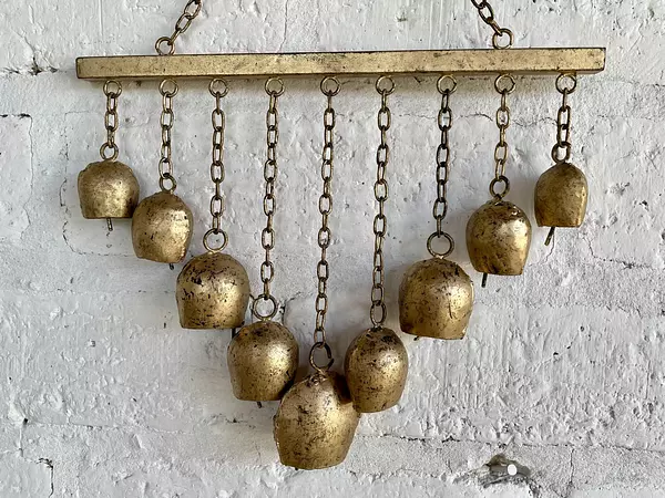 Móvil Colgante Con 9 Cencerros