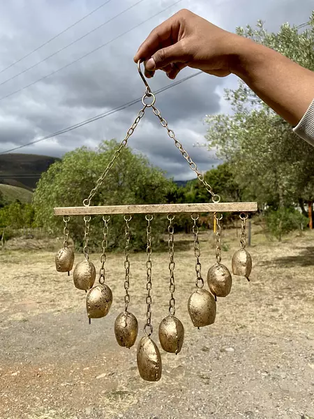 Móvil Colgante Con 9 Cencerros