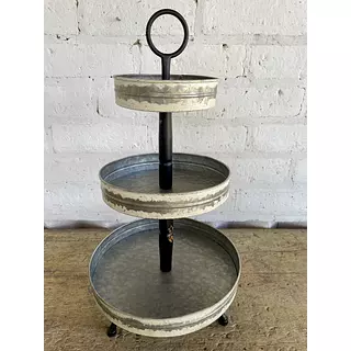 Soporte 3 Niveles Bandejas De Aluminio