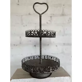 Soporte 2 Niveles Calado Con Asa