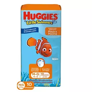 Pañales Huggies Little Swimmers Piscina Talla M-G