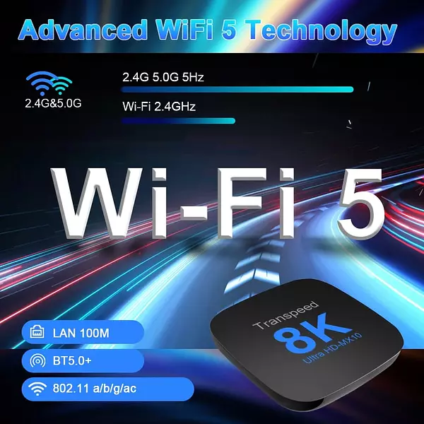 Smart Box Android 8k Wifi 64 Gb Memoria 4 Gb Ram Para Magis