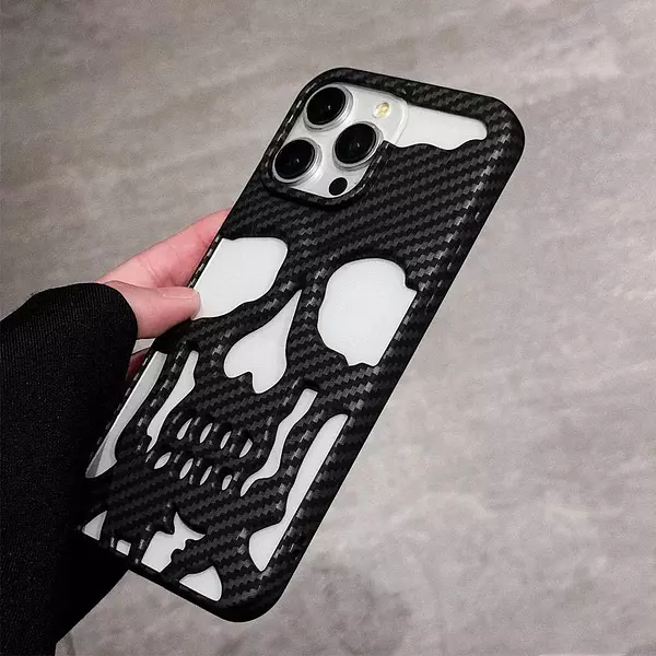 Case Diseño Calabera Anti Shock Para Iphone 15 Pro+