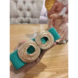 Cinturón Verde Menta Chic – Estilo Y Funcionalidad