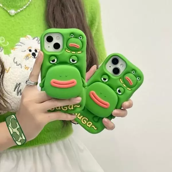 Case Guga Diseño Sapito Con Soporte Para Iphone 11