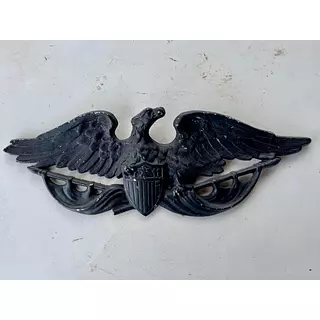 Escudo Del Águila Americana En Aluminio Ee.Uu. 1930