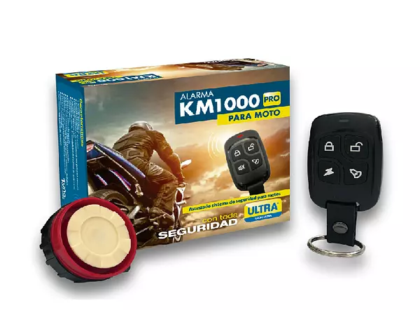 Alarma Con Sistema Anti-Atraco Para Moto Km1000 Pro