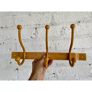 Perchero 3 Ganchos Con Apariencia Envejecida