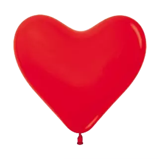 Globo Corazón Rojo