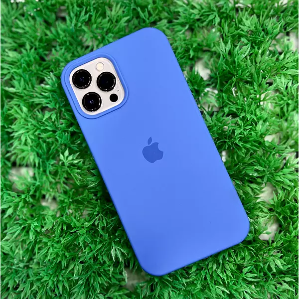 Silicon Case Azul Iphone 12pro+