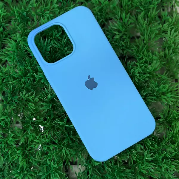 Silicon Case Azul Claro Iphone 15pro+