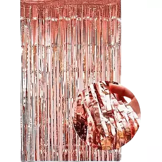 Cortina Metalizada Flecos 2*1m