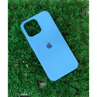 Silicon Case Azul Iphone 15