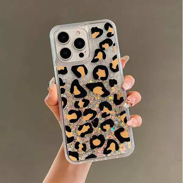 Case Escarcha Diseño Animal Print Iphone 13