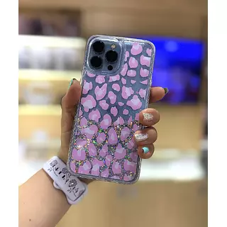 Case Escarcha Animal Print Iphone 13pro+