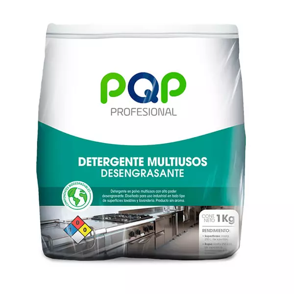 Detergente En Polvo Desengrasante Pqp