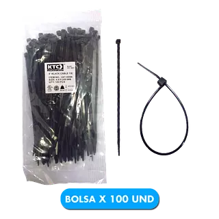 Abrazadera Plástica 20cmx4.8mm Ancho