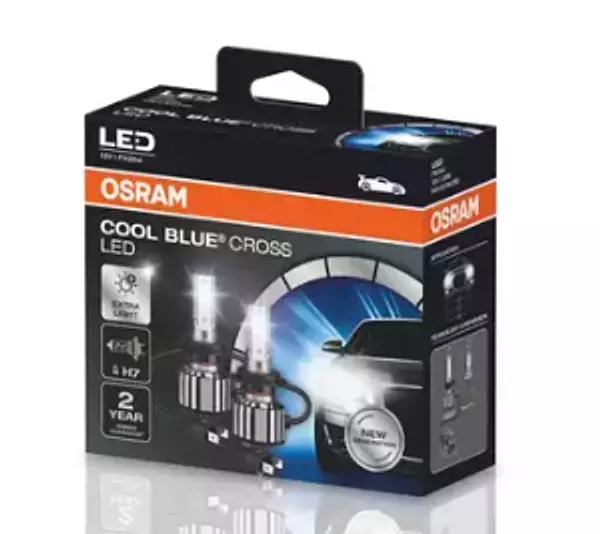 Bombillo Led H7* Osram Cool Blue Cross