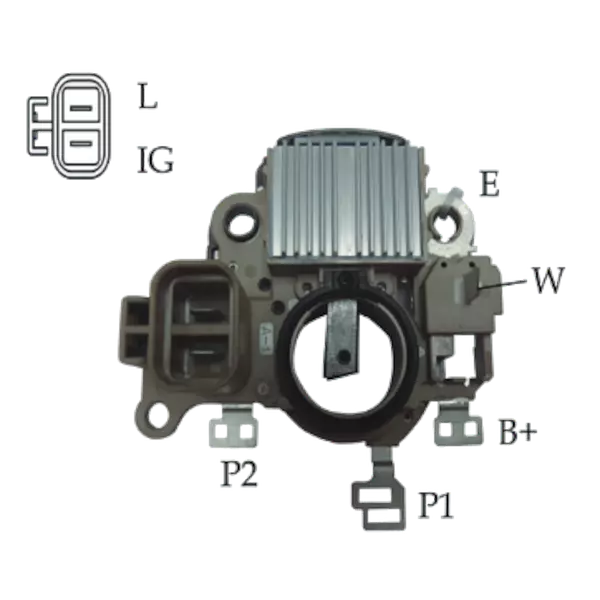 Regulador (A5ta8192) 12v Mazda Bt50 Gasolina Mitsubishi