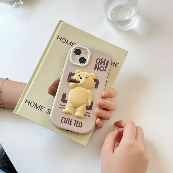 Case Diseño Ted 3d Animado Para Iphone 13 Pro+