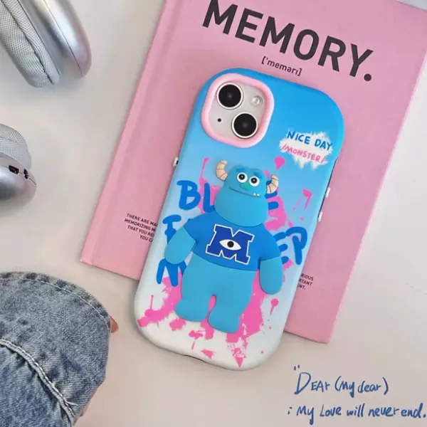 Case Diseño Monster Inc 3d Para Iphone 12 Pro+