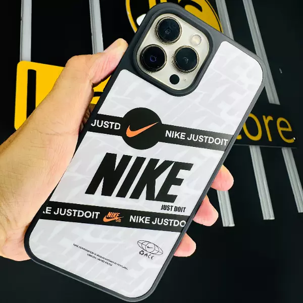 Case Antichoque Diseño Nike Justdoit Iphone 13 Pro+