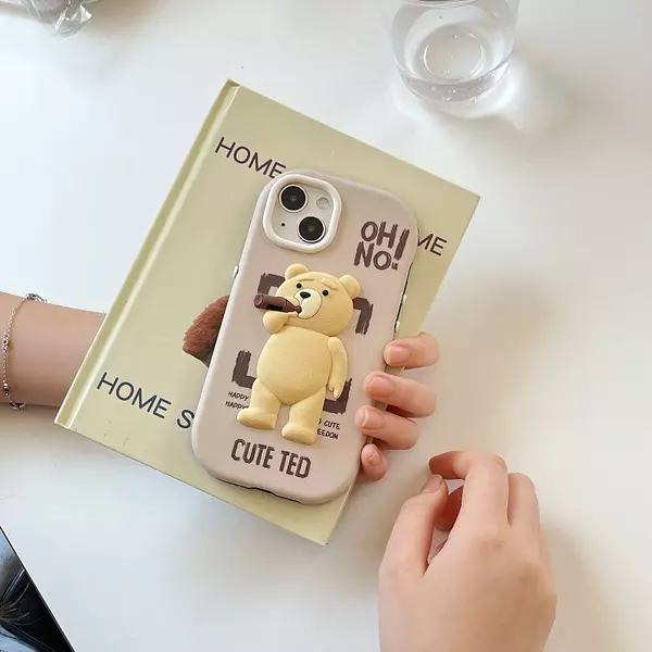 Case Diseño Animado Cute Ted Iphone 13