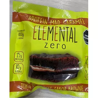 Brownie Sin Azucar Elemental 25gr Proteína Arequipe