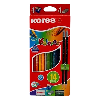 Colores Set Grafito Kores X12 3mm