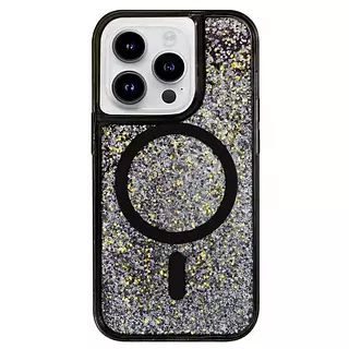 Case Diseño Escarcha Magsafe Negro Iphone 14