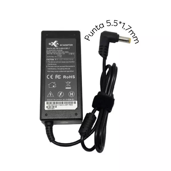 Cargador Para Portátil Acer 19.5v 6.92a Punta 5.5 * 1.7 Mm