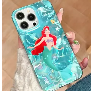 Case Diseño Animado Sirenita Iphone 14