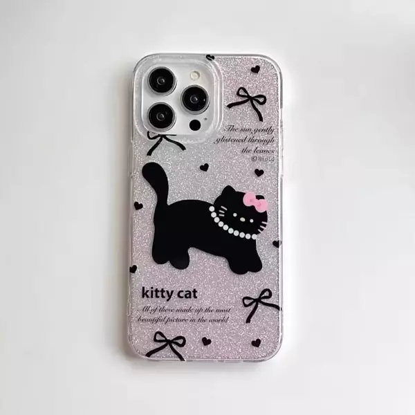 Case Diseño Kitty Cat Animado Iphone 12 Pro+