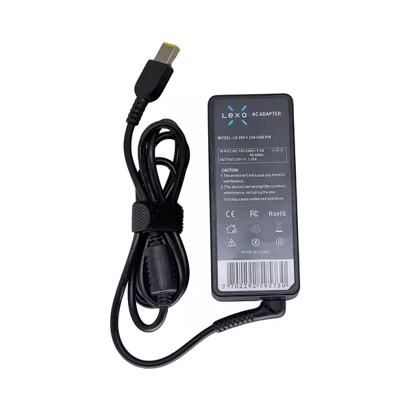 Cargador Para Portátil Lenovo 20v 3,25a Punta Usb Pin 65w