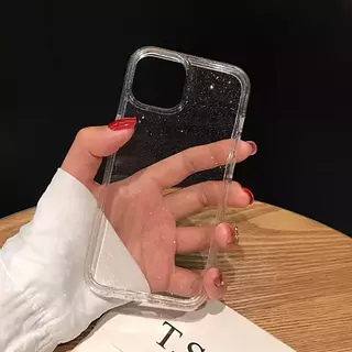 Case Escarchado Transparente Antichoque Iphone 14 Pro+