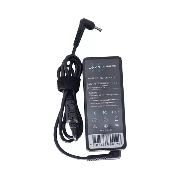 Cargador Para Portátil Lenovo 20v 3.25a Punta 4.0 * 1.7 Mm Lexa