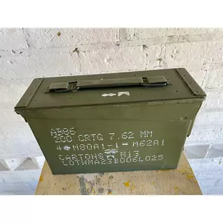 Caja Militar Metálica Extrafuerte Usa 1995