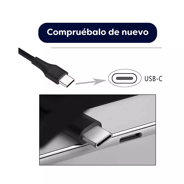 Cargador Universal Para Portatil Tipo C 65w