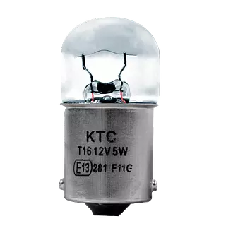 Bombillo 12v 67 5w T16 Ba15s Tipo Bala (Precio Cajax10)