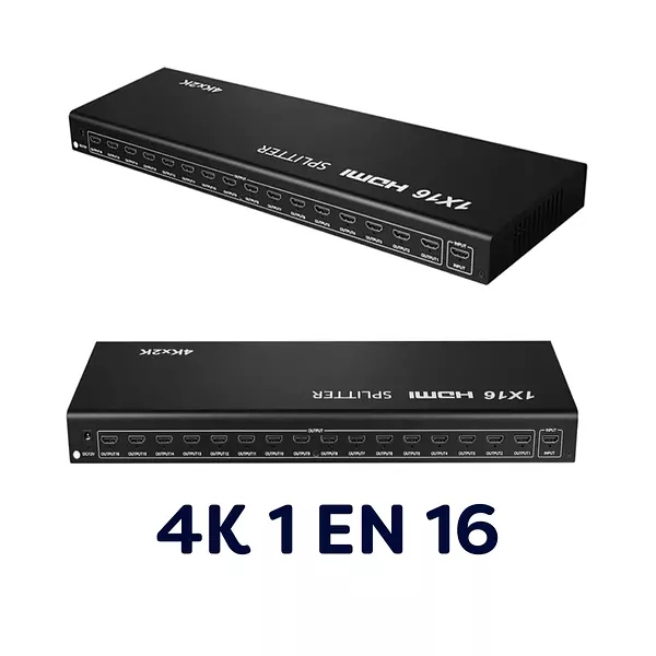 Splitter Hdmi 16 Puertos 4k 30hz